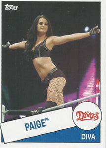 WWE Topps Heritage 2015 Trading Card Paige No.60
