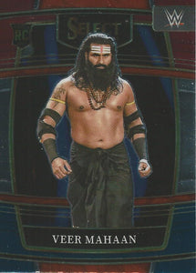 WWE Panini Select Trading Cards 2022 Red/Silver/Blue Veer Mahaan No.60