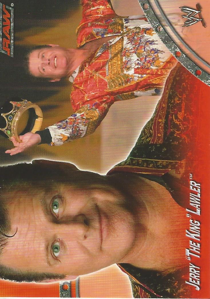 WWE Topps Apocalypse 2004 Trading Card Jerry Lawler P17