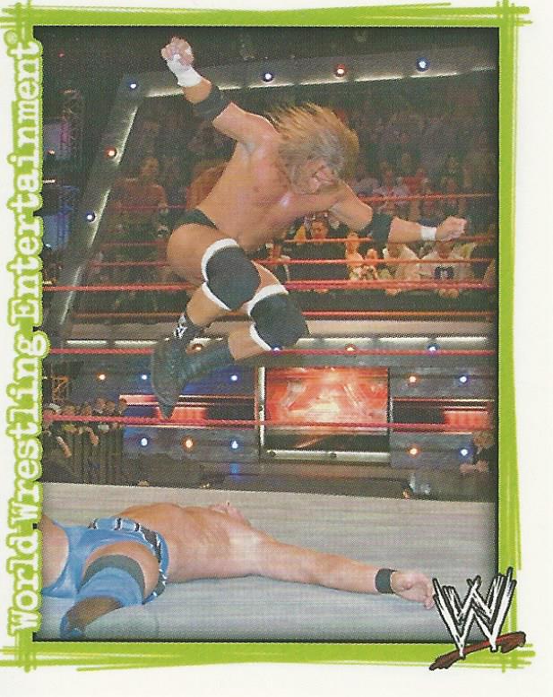 WWE Topps Superstars Uncovered 2007 Sticker Collection Triple H No.60