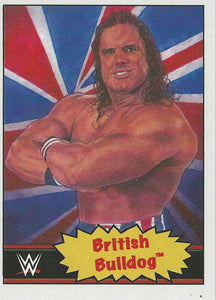 WWE Topps Living Set Trading Cards 2021 British Bulldog No.61
