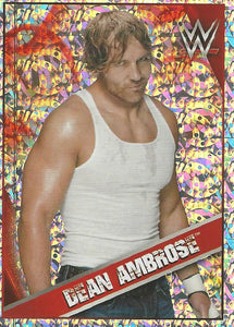 WWE Topps Then Now Forever 2016 Stickers Foil Dean Ambrose No.61