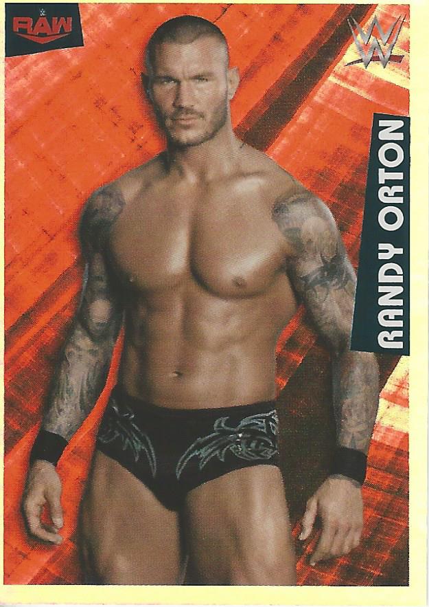 WWE Panini 2022 Sticker Collection Randy Orton Foil No.61