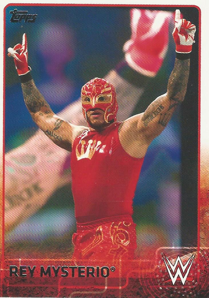 WWE Topps 2015 Trading Card Rey Mysterio No.61