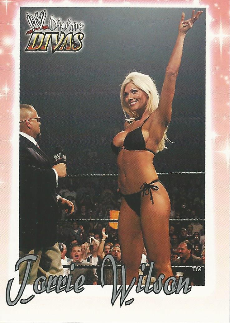 WWE Fleer Divine Divas Trading Card 2003 Torrie Wilson No.61