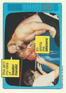 WWF Topps Wrestling Cards 1985 Jesse Ventura No.61