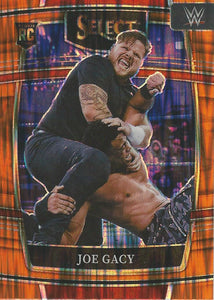 WWE Panini Select Trading Cards 2022 Joe Gacy No.61 Orange Flash