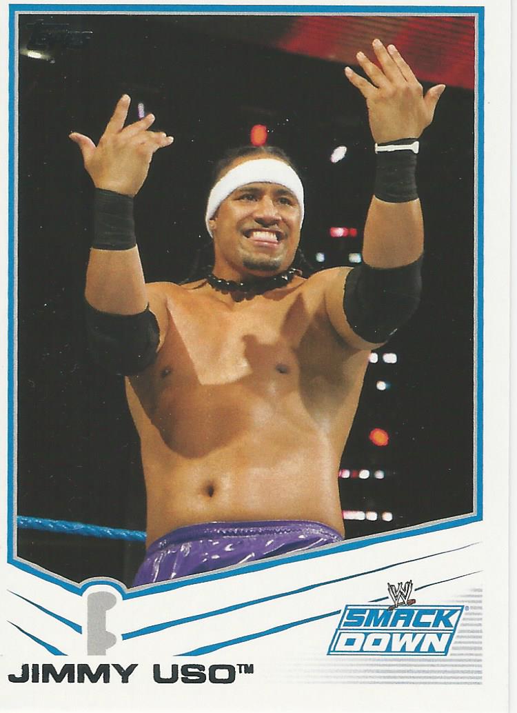 WWE Topps 2013 Trading Cards Jimmy Uso No.61