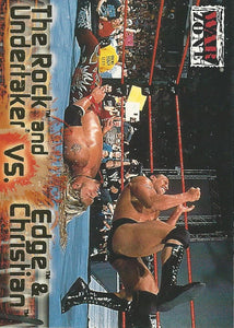 WWF Fleer Raw 2001 Trading Cards The Rock No.61