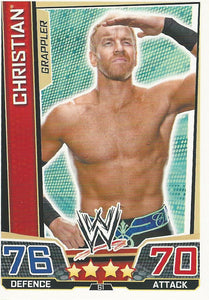 WWE Slam Attax Superstars 2013 Trading Card Christian No.61