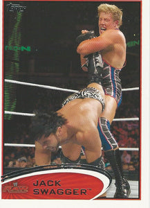 WWE Topps 2012 Trading Card Jack Swagger No.61