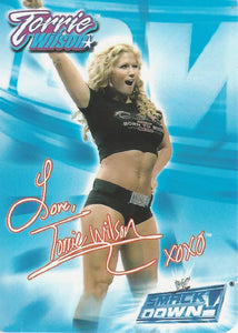 WWE Smackdown 2004 Tesla Trading Cards Torrie Wilson No.62