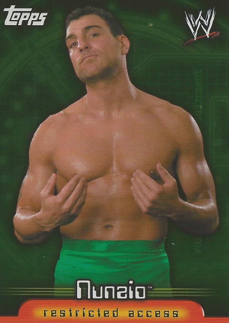 WWE Topps Insider 2006 Trading Card Nunzio No.62