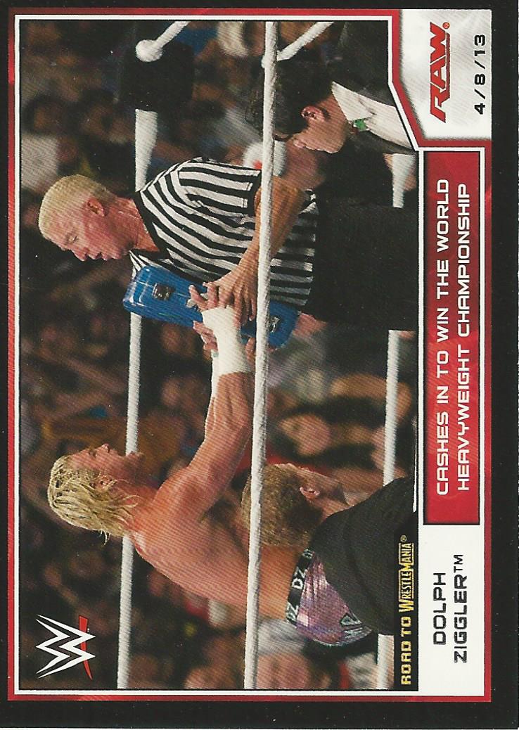 WWE Topps Road to Wrestlemania 2014 Trading Cards Dolph Ziggler No.2