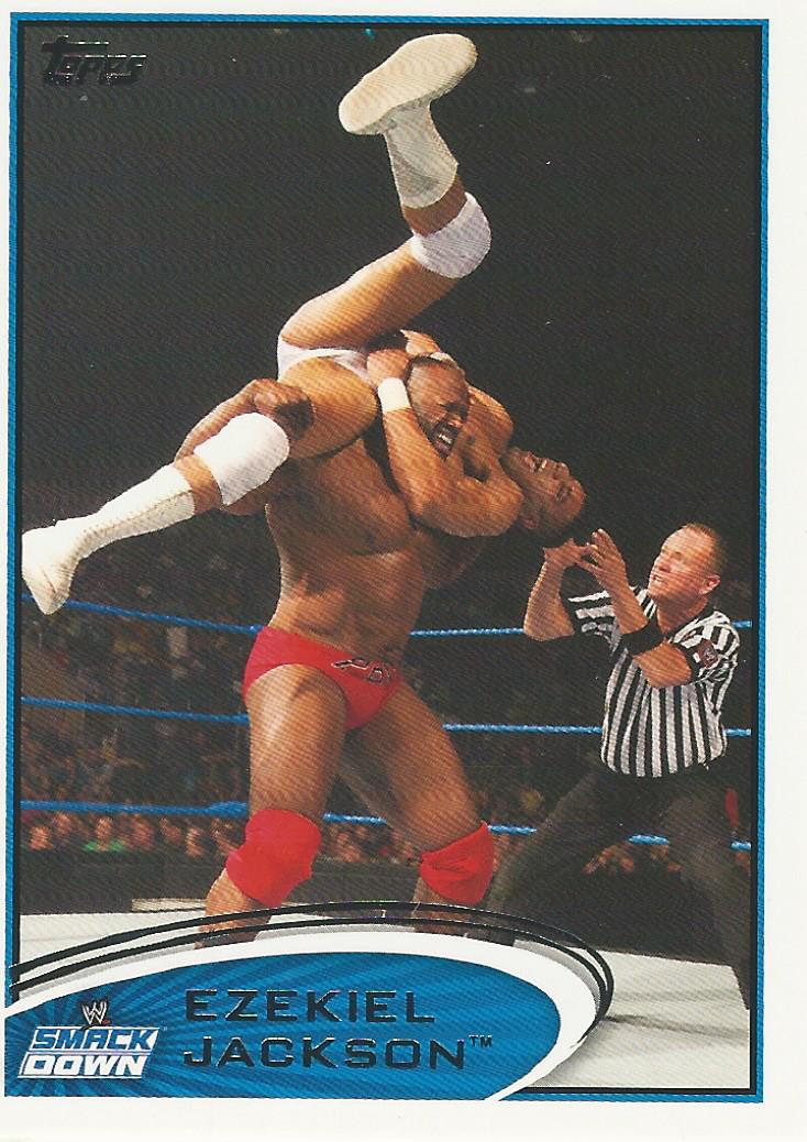 WWE Topps 2012 Trading Card Ezekiel Jackson No.62