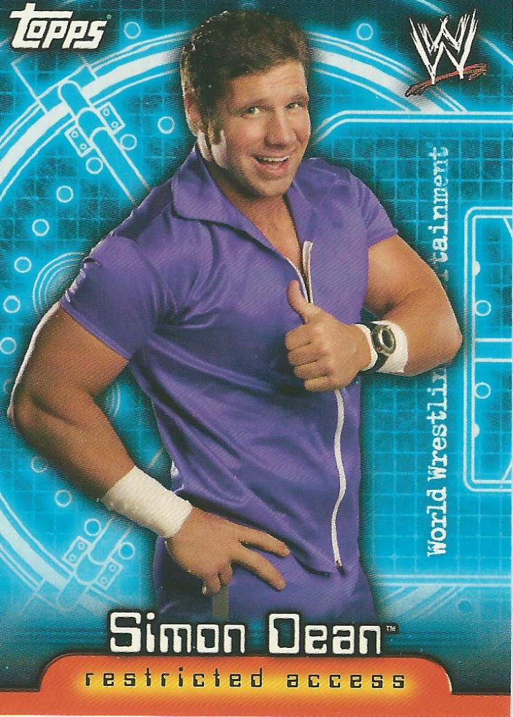 WWE Topps Insider 2006 Trading Cards US Simon Dean No.62