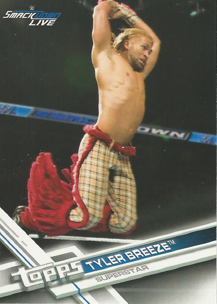 WWE Topps Then Now Forever 2017 Trading Card Tyler Breeze No.162