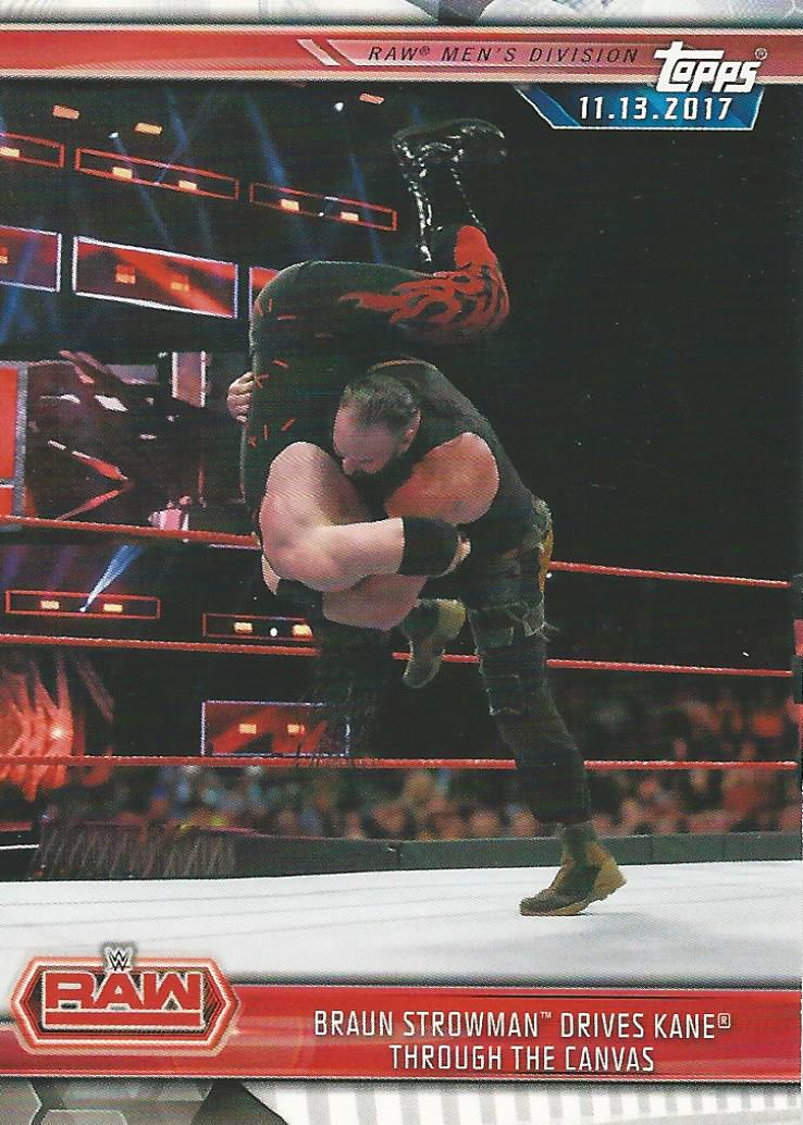 WWE Topps Champions 2019 Trading Cards Braun Strowman No.12