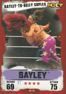 WWE Topps Slam Attax Takeover 2016 Trading Card Bayley No.62