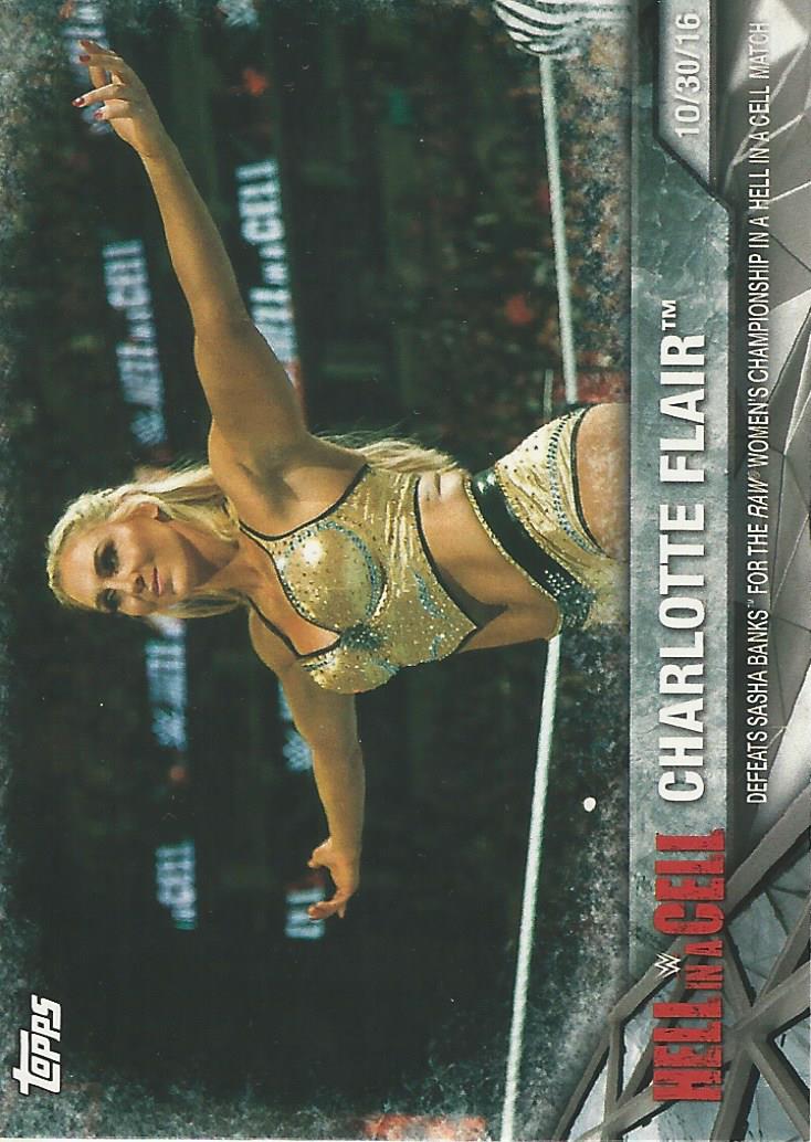 WWE Topps Women Division 2017 Trading Card Charlotte Flair WWE-12