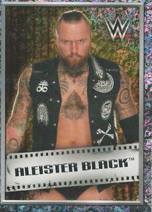 WWE Topps 2018 Stickers Aleister Black Foil No.62