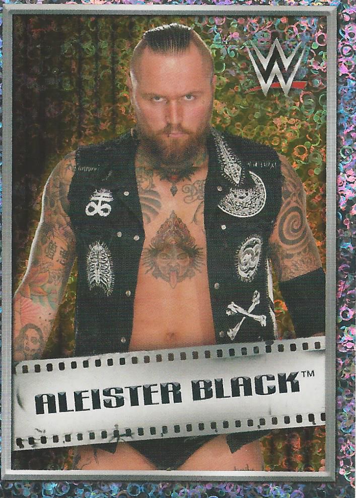 WWE Topps 2018 Stickers Aleister Black Foil No.62