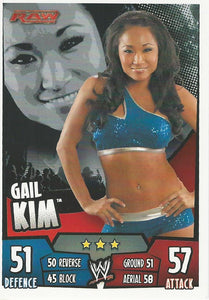 WWE Topps Slam Attax Rumble 2011 Trading Card Gail Kim No.62