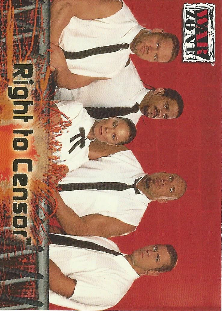 WWF Fleer Raw 2001 Trading Cards Right to Censor No.62