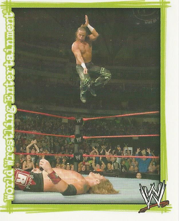 WWE Topps Superstars Uncovered 2007 Sticker Collection Shawn Michaels No.62