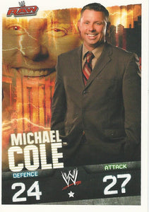WWE Topps Slam Attax Evolution 2010 Trading Cards Michael Cole No.62