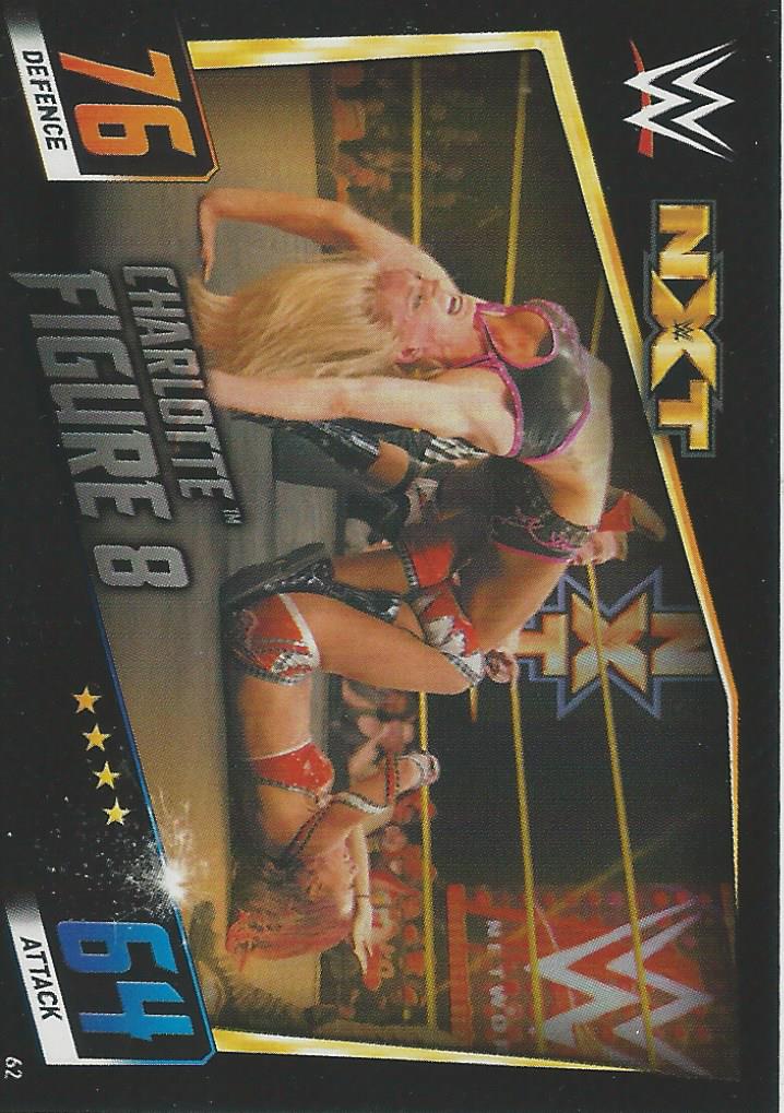 WWE Topps Slam Attax 2015 Then Now Forever Trading Card Charlotte Flair No.62