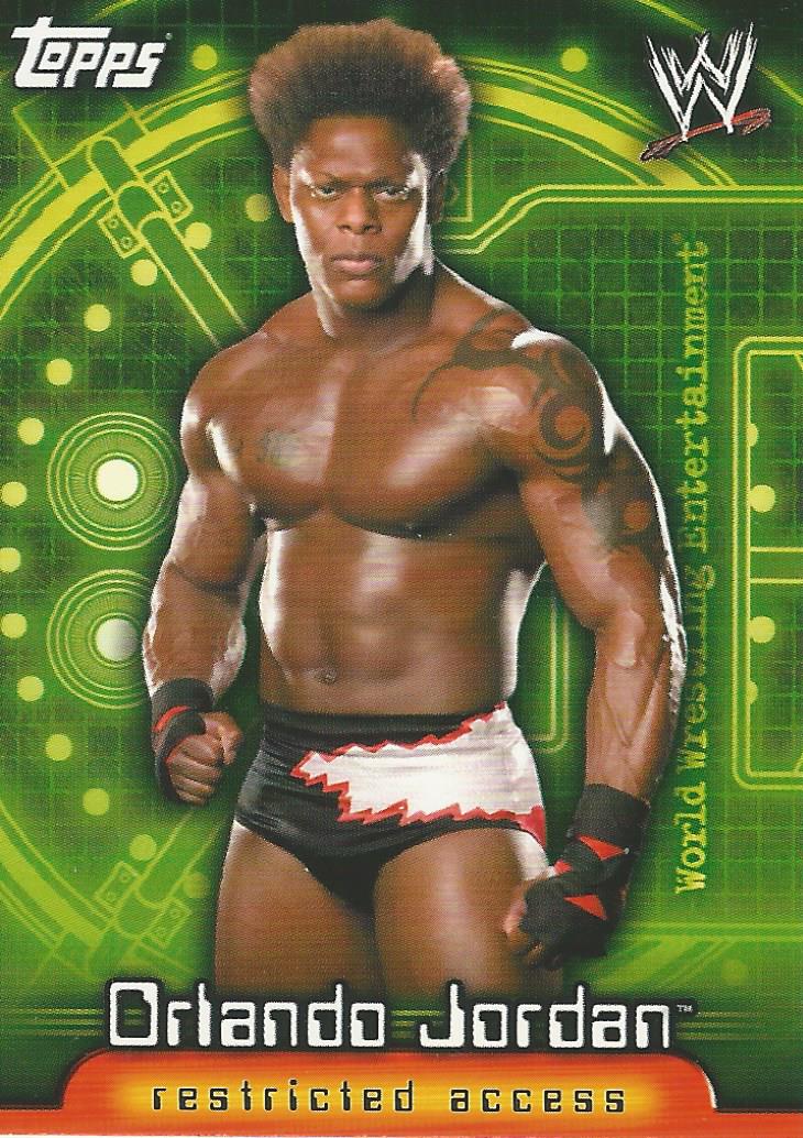 WWE Topps Insider 2006 Trading Card Orlando Jordan No.63