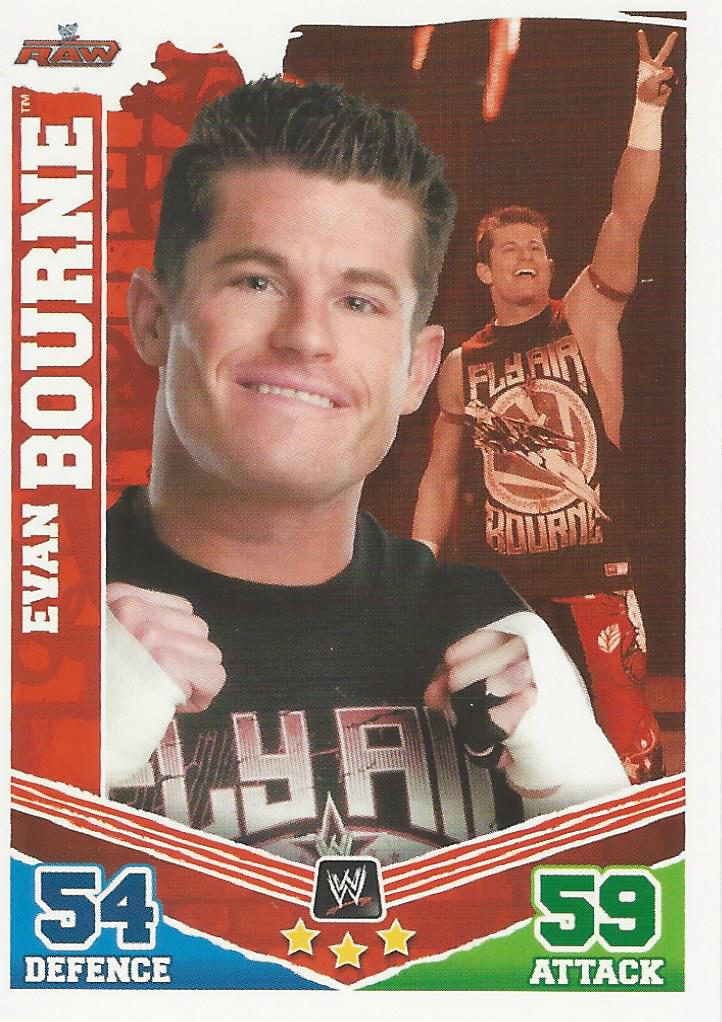 WWE Topps Slam Attax Mayhem 2010 Trading Card Evan Bourne No.63