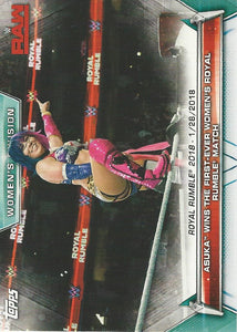 WWE Topps Women Division 2019 Trading Card Asuka No.63