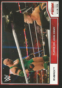 WWE Topps Road to Wrestlemania 2014 Trading Cards Ryback No.3