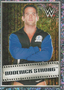 WWE Topps 2018 Stickers Roderick Strong Foil No.63