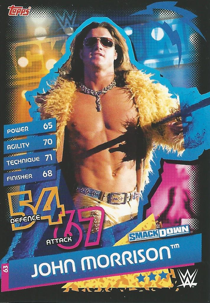 WWE Topps Slam Attax Reloaded 2020 Trading Card John Morrison No.63