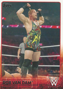 WWE Topps 2015 Trading Card Rob Van Dam No.63