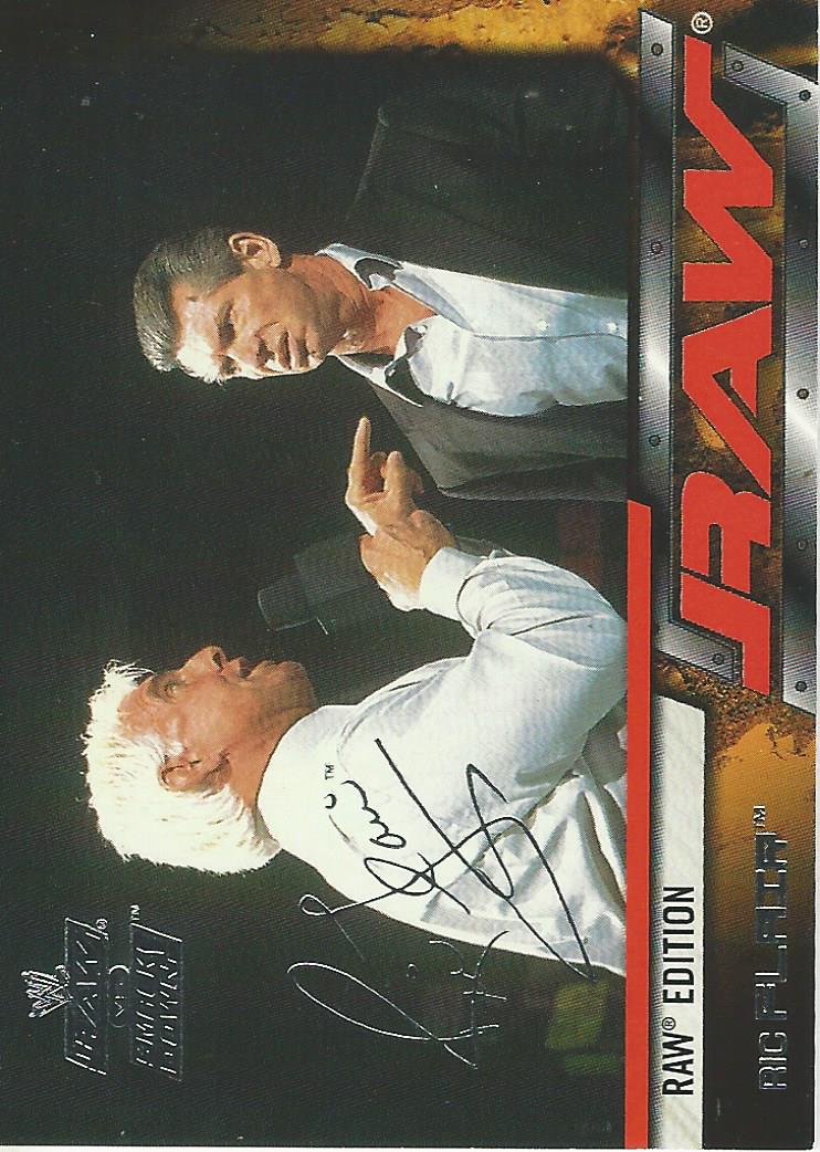 WWE Fleer Raw vs Smackdown Trading Card 2002 Ric Flair No.63
