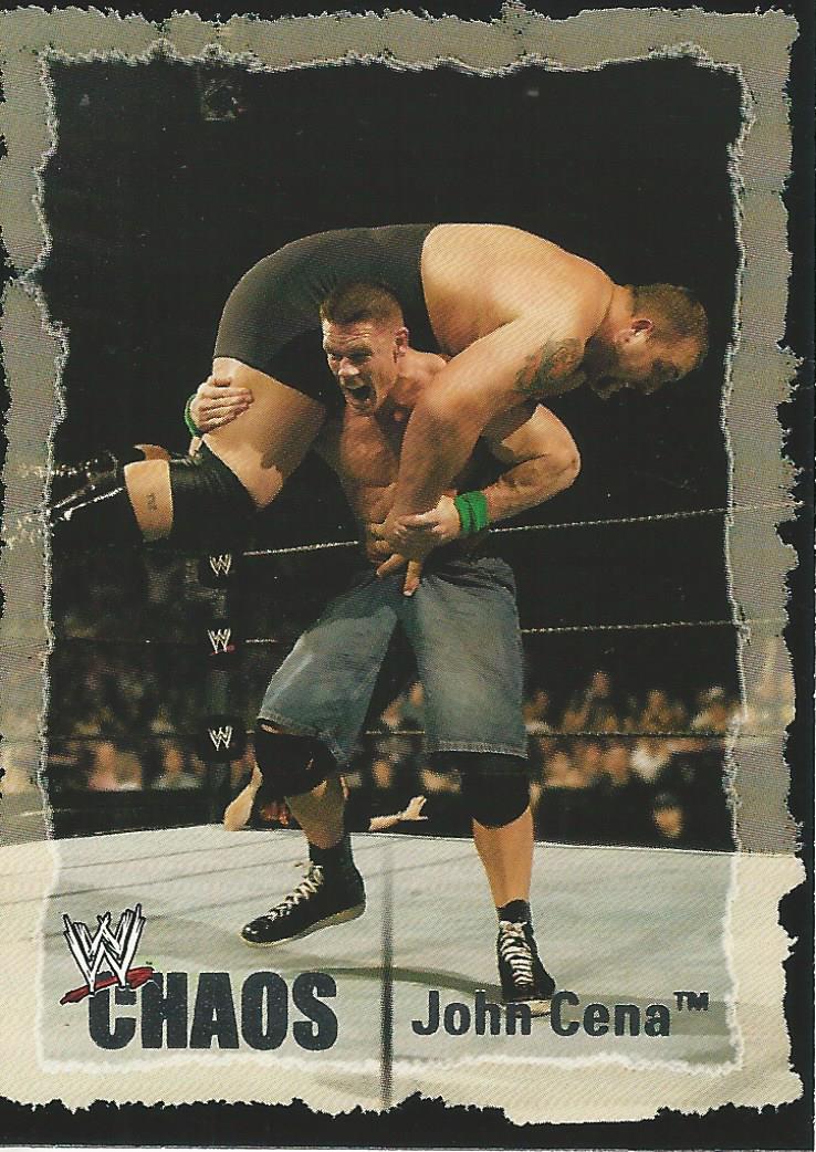 WWE Fleer Chaos Trading Card 2004 John Cena No.63