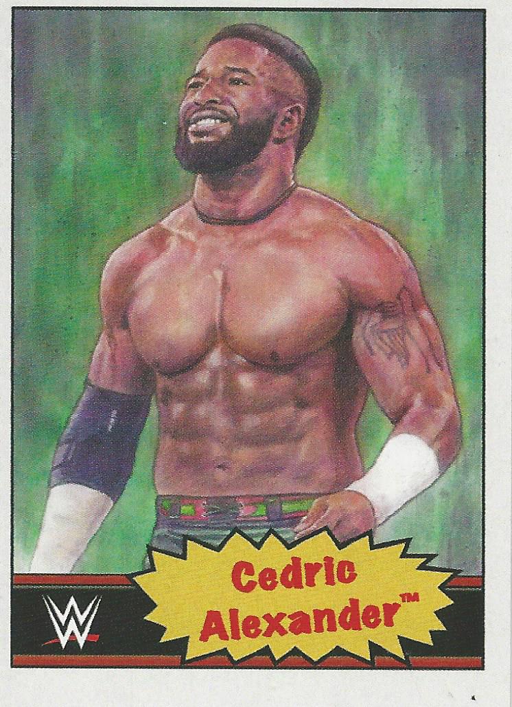 WWE Topps Living Set Trading Cards 2021 Cedric Alexander No.63