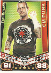 WWE Topps Slam Attax Rebellion 2012 Trading Card CM Punk No.63