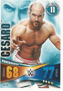 WWE Topps Slam Attax Rivals 2014 Trading Card Cesaro No.64