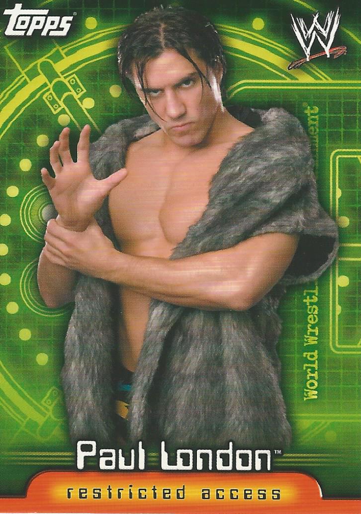 WWE Topps Insider 2006 Trading Card Paul London No.64