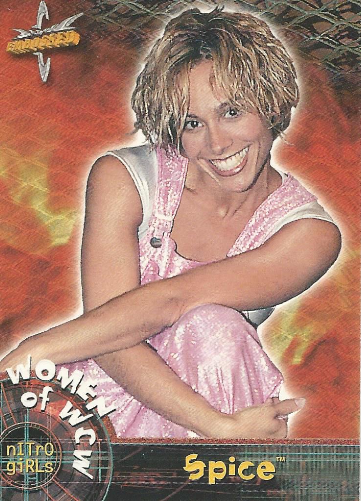 WCW Topps Embossed Trading Cards 1999 Spice No.64