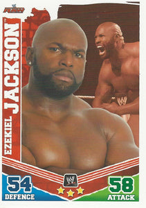 WWE Topps Slam Attax Mayhem 2010 Trading Card Ezekiel Jackson No.64