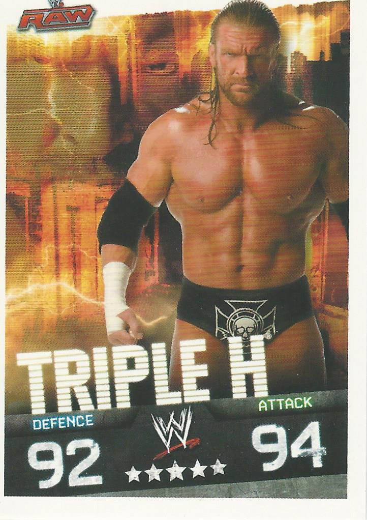 WWE Topps Slam Attax Evolution 2010 Trading Cards Triple H No.64