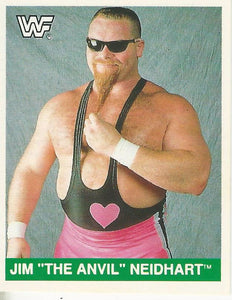 WWF Merlin Sticker Collection 1990 Jim Neidhart No.64