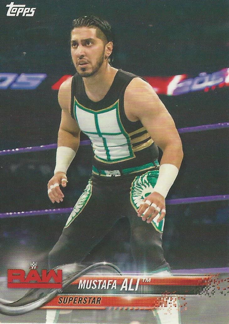 WWE Topps 2018 Trading Cards Mustafa Ali No.64