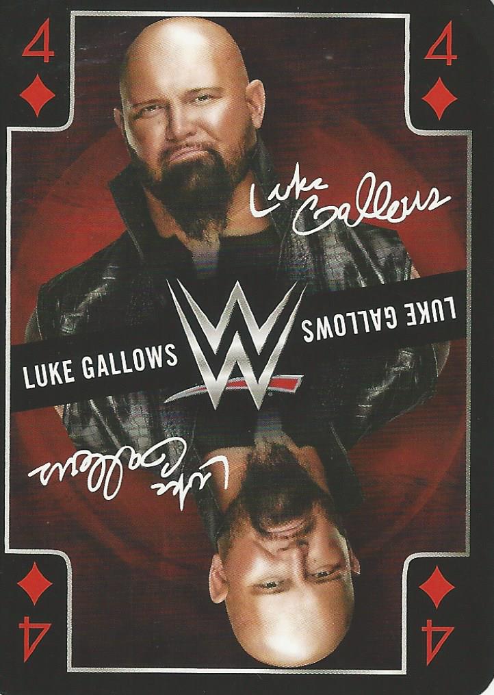 WWE Playing Cards 2019 Luke Gallows